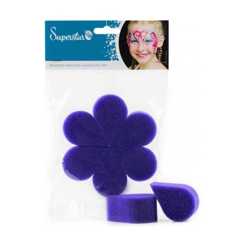 Superstar - Pack de 6 esponjas para Aquacolor - Eco Butterfly