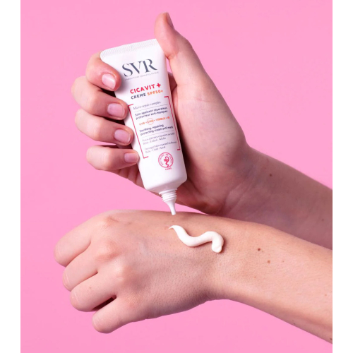 SVR - *Cicavit+* - Crema facial calmante y reparador anti-marcas SPF50+