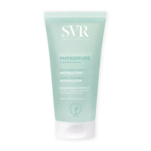 SVR - *Physiopure* - Gel limpiador facial purificante y anticontaminación 55ml