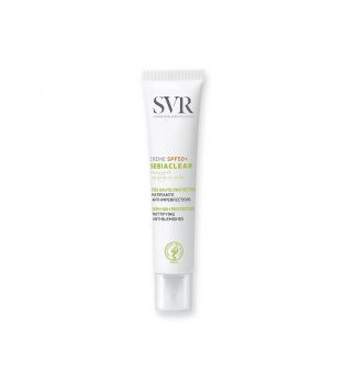 SVR - *Sebiaclear* - Crema solar facial matificante y anti-imperfecciones SPF50+ -  Pieles sensibles, mixtas a grasas, con tendencia acneica