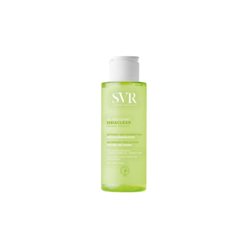 SVR - *Sebiaclear* - Limpiador espumoso purificante y desincrustante para rostro y cuerpo 100ml - Pieles sensibles, mixtas a grasas