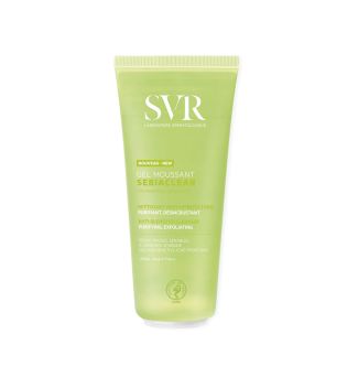 SVR - *Sebiaclear* - Limpiador espumoso purificante y desincrustante para rostro y cuerpo 200ml - Pieles sensibles, mixtas a grasas