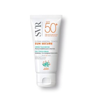 SVR - *Sun Secure* - Protector solar facial mineral con color SPF50+ - Pieles normales a mixtas