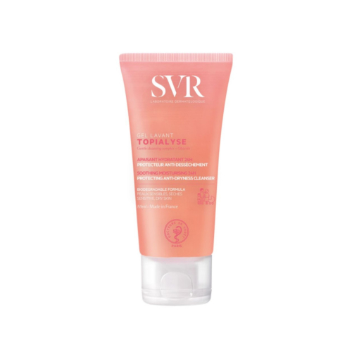 SVR - *Topialyse* - Gel limpiador protector anti-sequedad hidratante para rostro, cuerpo 55ml - Pieles secas y sensibles