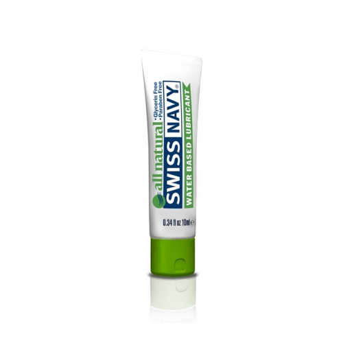 Swiss Navy - Lubricante a base de agua All Natural 10ml