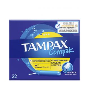 Tampax - Tampones regular Compak - 22 unidades
