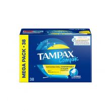 Tampax - Tampones regular Compak - 38 unidades