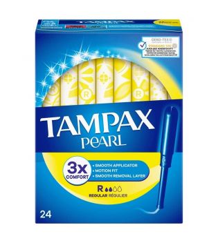 Tampax - Tampones regular Pearl - 24 unidades