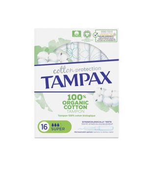 Tampax - Tampones super Cotton Protection - 16 unidades