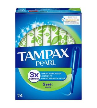 Tampax - Tampones super Pearl - 24 unidades