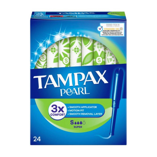Tampax - Tampones super Pearl - 24 unidades