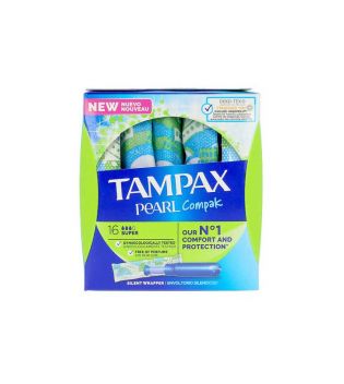 Tampax - Tampones super Pearl Compak - 16 unidades