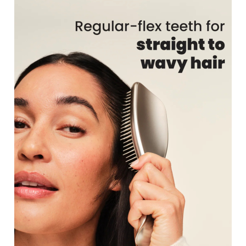 Tangle Teezer - Cepillo con mango para desenredar The Ultimate Detangler Chrome - Champagne Gold