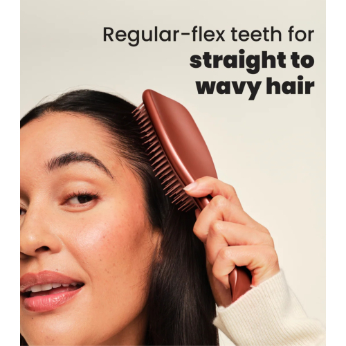 Tangle Teezer - Cepillo con mango para desenredar The Ultimate Detangler Chrome - Chocolate Bronze