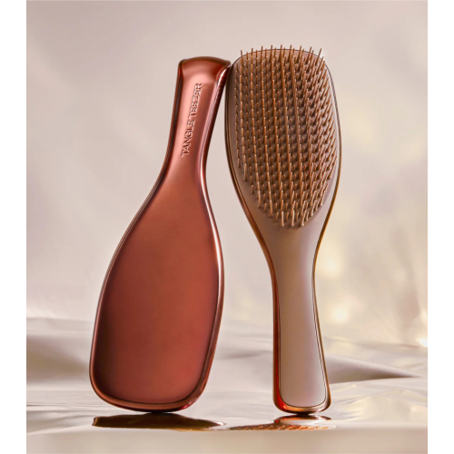 Tangle Teezer - Cepillo con mango para desenredar The Ultimate Detangler Chrome - Chocolate Bronze