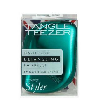 Tangle Teezer - Cepillo especial para desenredar Compact Styler - Green Jungle
