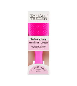 Tangle Teezer - Cepillo mini para el cabello The Ultimate Detangler - Runway Pink
