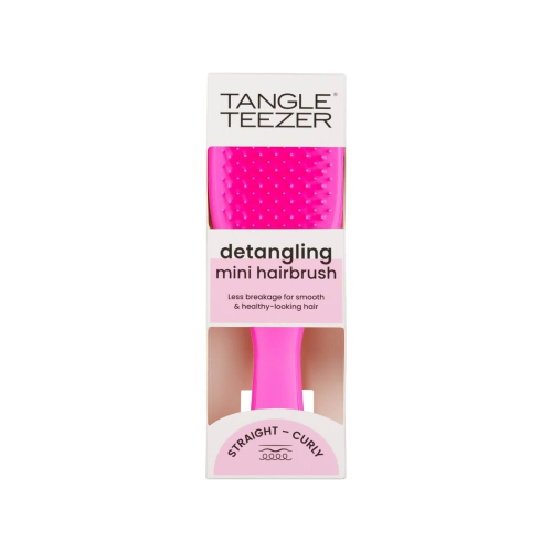 Tangle Teezer - Cepillo mini para el cabello The Ultimate Detangler - Runway Pink