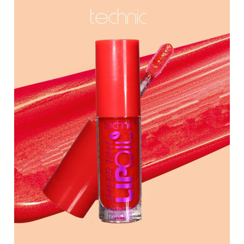 Technic Cosmetics - Aceite de labios Sheer Lip Oil - Crimson