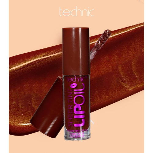 Technic Cosmetics - Aceite de labios Sheer Lip Oil - Tough Cookie