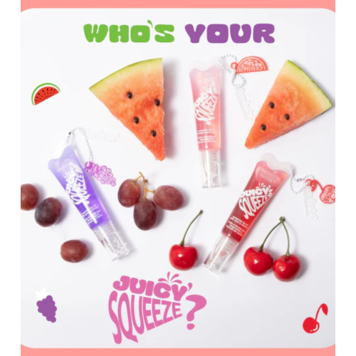 Technic Cosmetics - Aceite labial con llavero Juicy Squeeze Ceramide - Cherry On Top