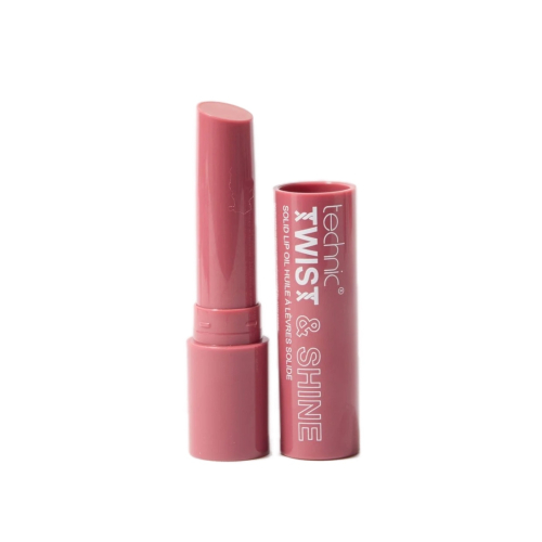 Technic Cosmetics - Aceite labial sólido con color Twist & Shine - Pinky Nude