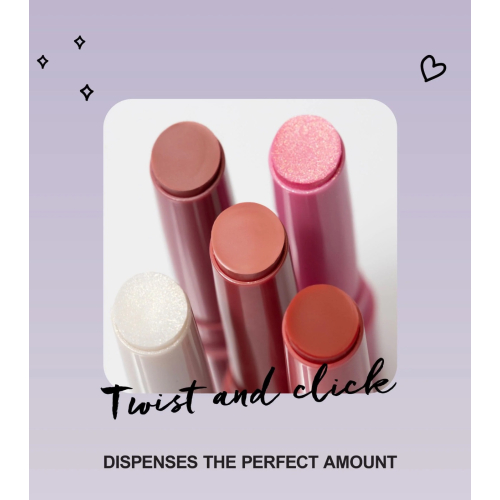 Technic Cosmetics - Aceite labial sólido con color Twist & Shine - Pinky Nude