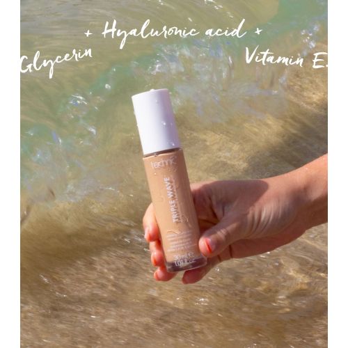 Technic Cosmetics - Base de maquillaje en sérum Triple Wave - Light