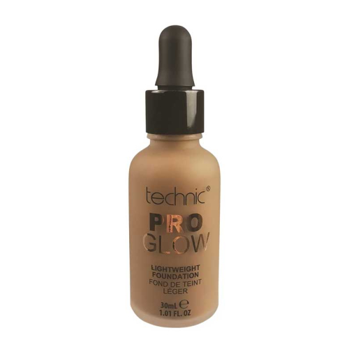 Technic Cosmetics - Base de maquillaje Pro Glow Foundation - Chestnut
