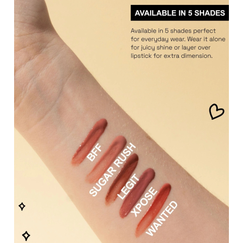 Technic Cosmetics - Brillo de labios con péptidos Peptide Pop - BFF