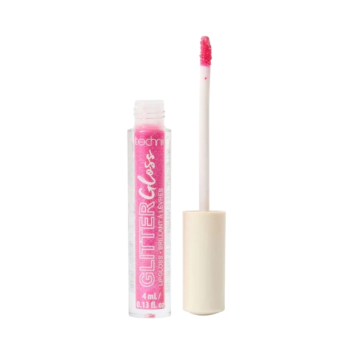 Technic Cosmetics - Brillo de labios Glitter Gloss - Fuchsia