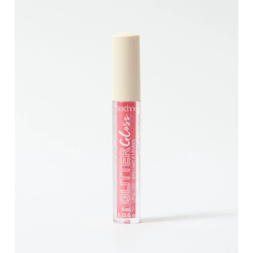 Technic Cosmetics - Brillo de labios Glitter Gloss - Red