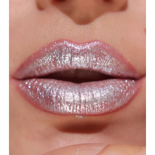 Technic Cosmetics - Brillo de labios Glitter Gloss - Silver