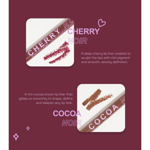 Technic Cosmetics - *Cherry Chocolate* - Perfilador de labios - Cherry Noir