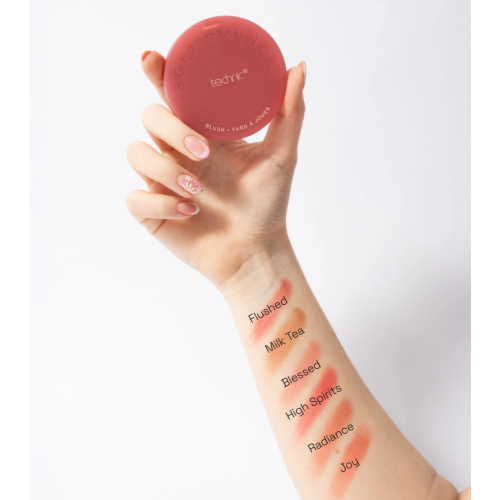 Technic Cosmetics - Colorete en crema-polvo Soft Bounce - Flushed