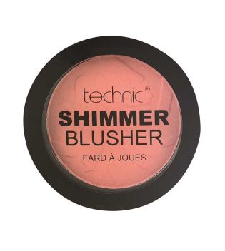 Technic Cosmetics - Colorete Shimmer Blusher - Coral Bay