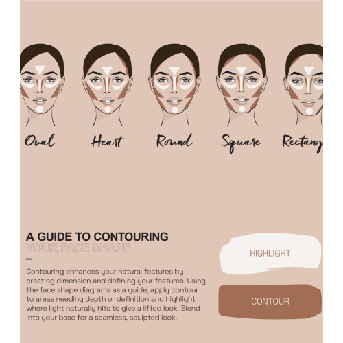 Technic Cosmetics - Contorno en stick Easy Blend Contour Stick - Cool Dark