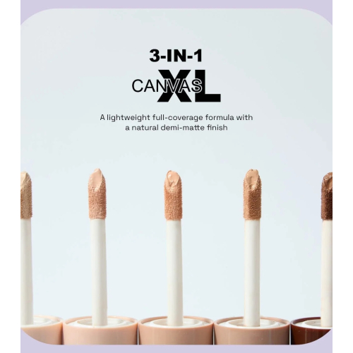 Technic Cosmetics - Corrector líquido 3-IN-1 Canvas XL - Chestnut