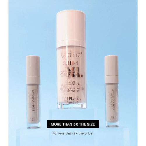 Technic Cosmetics - Corrector líquido 3-IN-1 Canvas XL - Porcelain