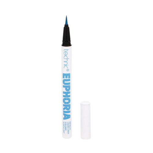 Technic Cosmetics - Delineador de ojos líquido metálico Euphoria - Blue