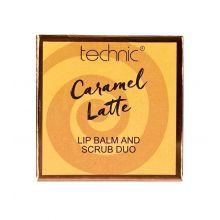 Technic Cosmetics - Dúo de bálsamo y exfoliante de labios - Caramel Latte