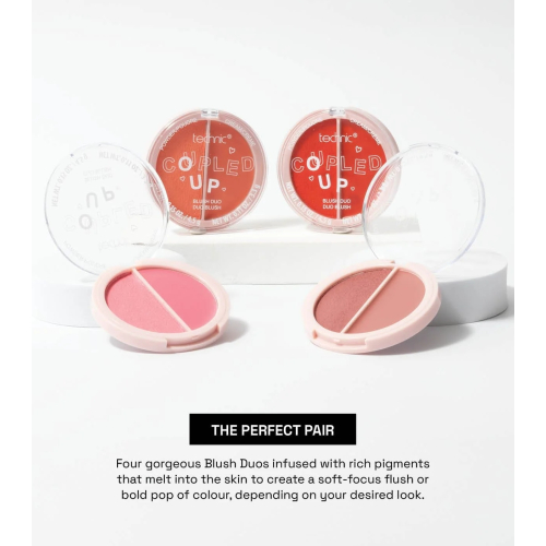 Technic Cosmetics - Dúo de coloretes Coupled Up - Heartfelt Hues