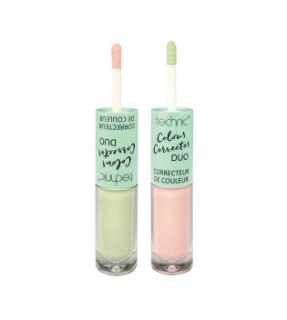 Technic Cosmetics - Dúo de correctores Colour Corrector - Green/Pink