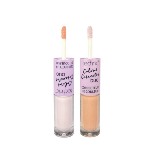 Technic Cosmetics - Dúo de correctores Colour Corrector - Peach/Lavender