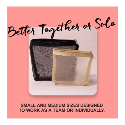 Technic Cosmetics - Dúo de neceseres de maquillaje Pack it Up!