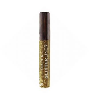 Technic Cosmetics - Eyeliner líquido con glitter - Bronze