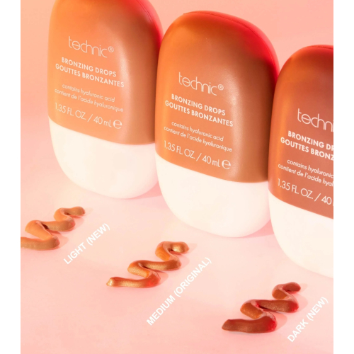 Technic Cosmetics - Gotas bronceadoras con ácido hialurónico - Light