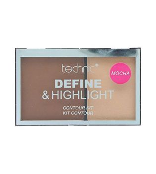 Technic Cosmetics - Kit de contorno Define & Highlight - Mocha