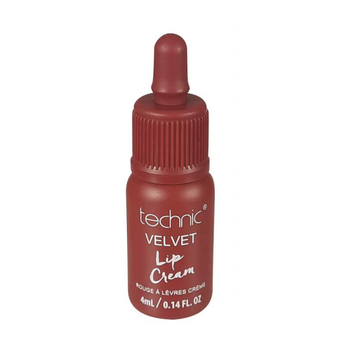 Technic Cosmetics -  Labial líquido Velvet - Cherry Red