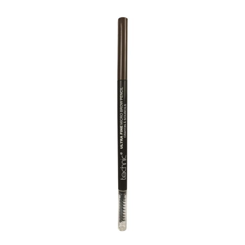 Technic Cosmetics - Lápiz de cejas con cepillo Ultra Fine - Dark Brown